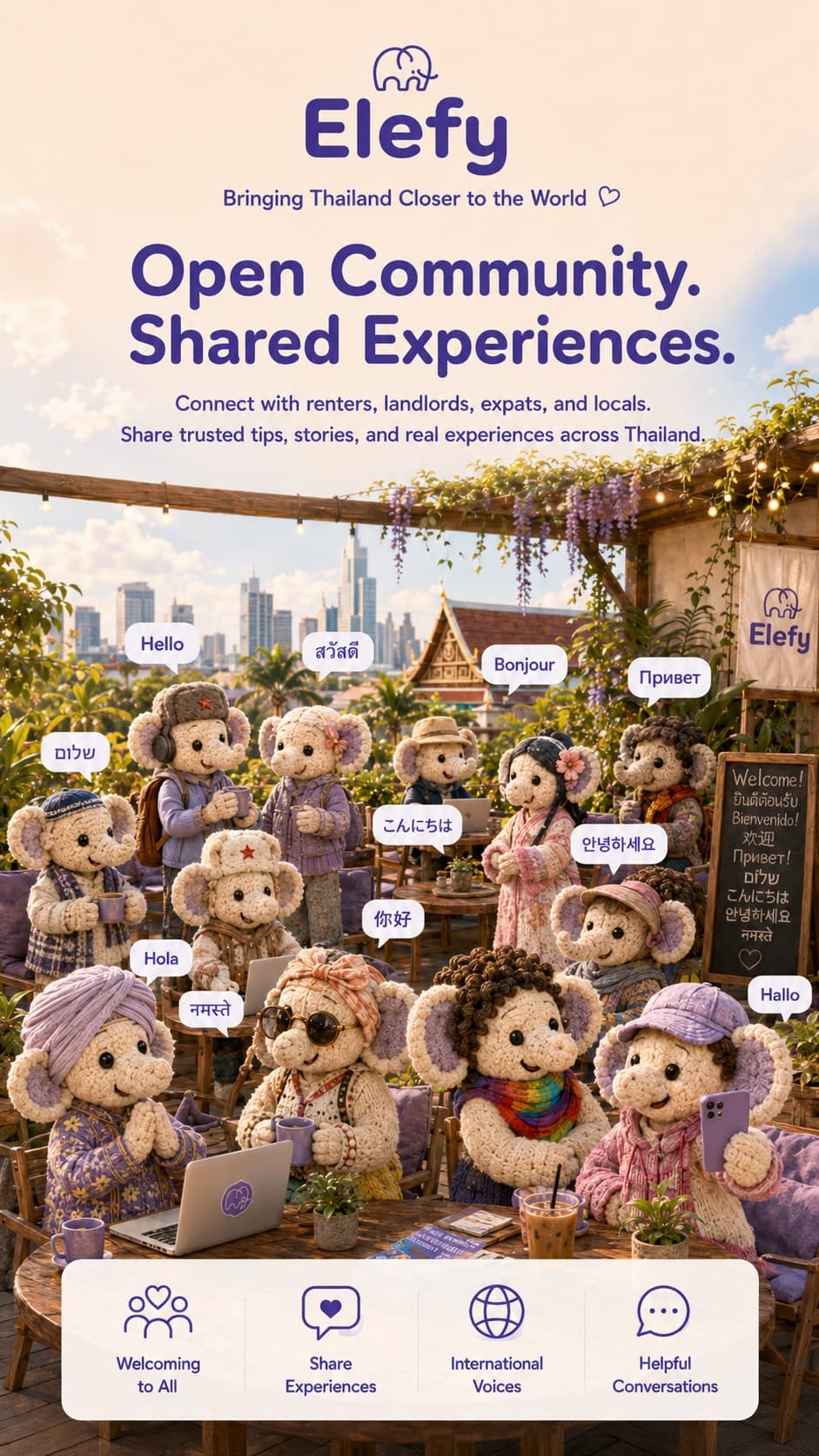 Digital nomads working together in Thailand